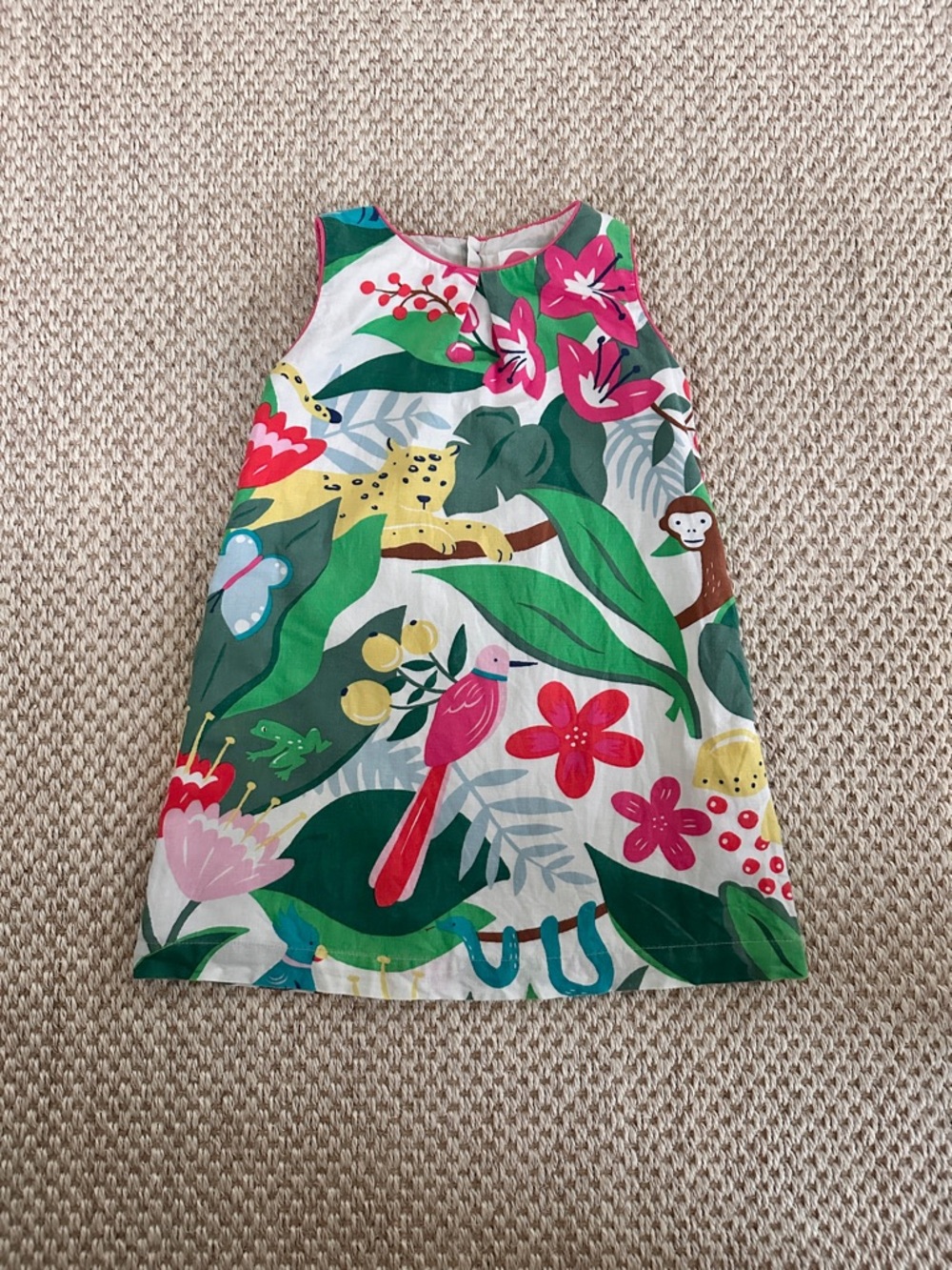 Mini Boden Jungle Print Shift Dress